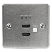 HDMI Väggpanel Front, Silver AVPro Edge